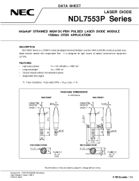 Datasheet NDL7514P производства NEC